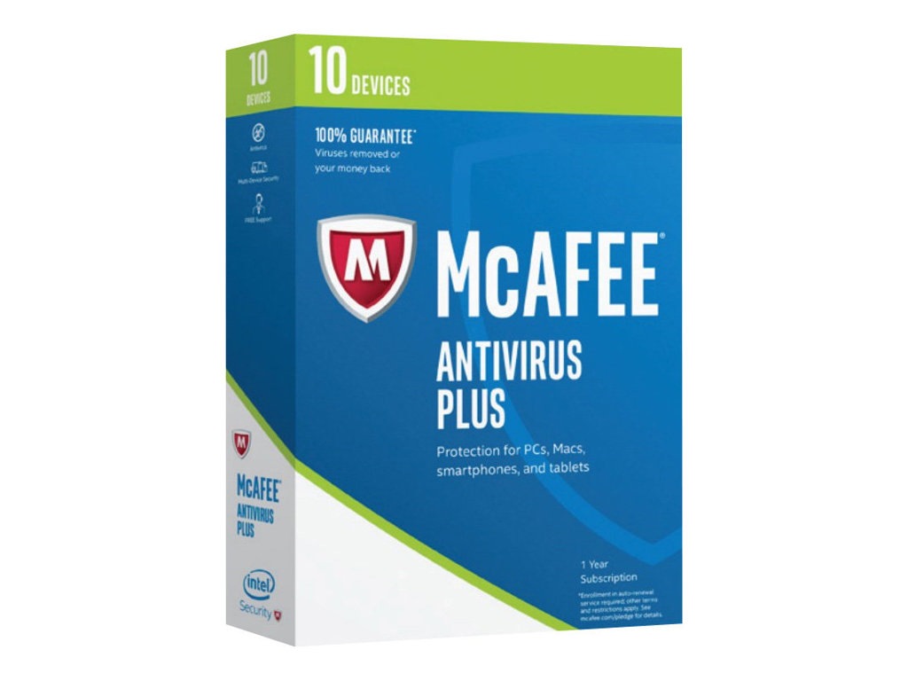 Résultat de recherche d'images pour "mcafee antivirus plus 2017"