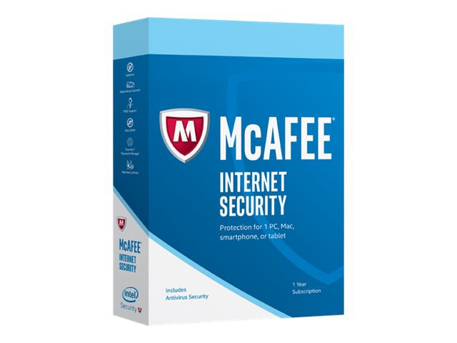 McAfee Internet Security 2017 - box pack (1 year) - 3 devices