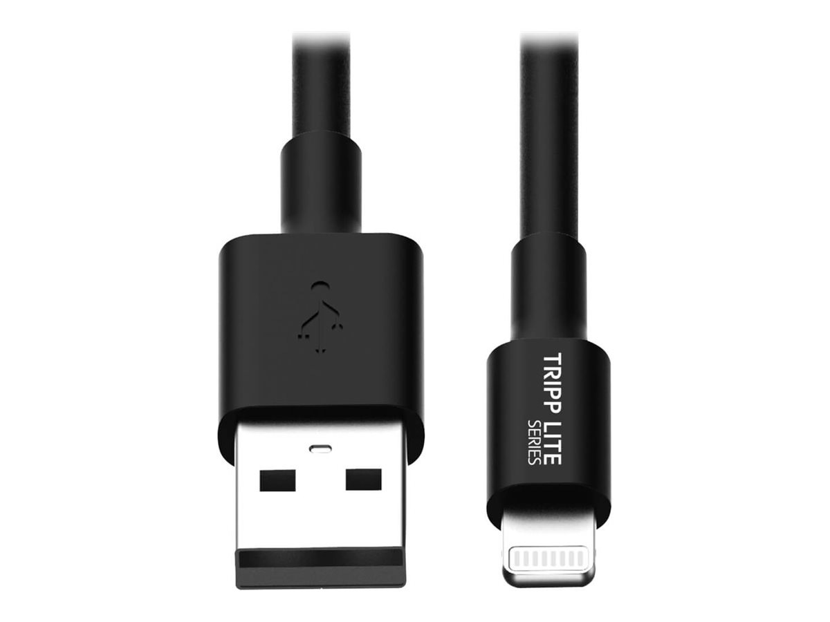 Tripp Lite Lightning to USB Sync / Charge iPhone iPod iPad Black 10 Inch