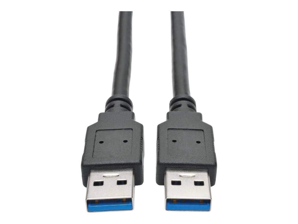Tripp Lite 3ft USB 3.0 SuperSpeed A/A Cable M/M 28/24 AWG 5 Gbps Black 3'