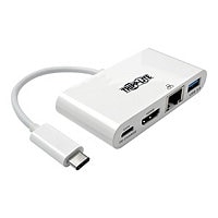 Tripp Lite USB C Multiport Adapter HDMI/USB-A /Charging/Gbe