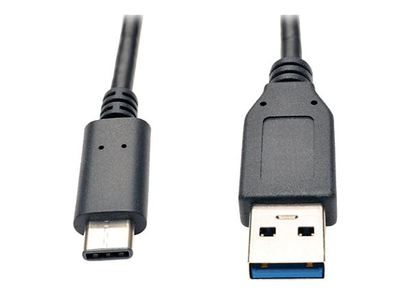 Tripp Lite 3ft USB 3.1 Gen 2 USB-C to USB-A Cable 10 Gbps USB Type-C M/M 3'  - USB-C cable - 24 pin USB-C to USB Type A 