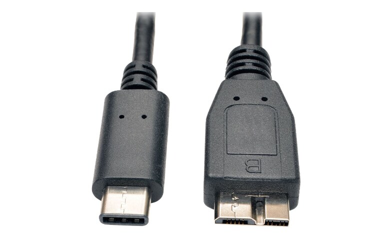 Cable USB 3.1 type C vers B micro 2.0 1m