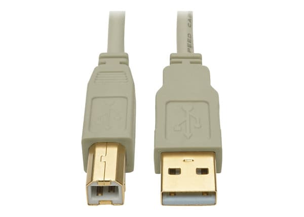 barndom tilfældig tom Tripp Lite 6ft USB 2.0 Hi-Speed A/B Cable M/M 28/24 AWG 480 Mbps Beige 6' -  USB cable - USB to USB Type B - 6 ft - U022-006-BE - USB Cables - CDW.com
