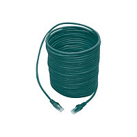 Eaton Tripp Lite Series Cat6 Gigabit Snagless Molded (UTP) Ethernet Cable (RJ45 M/M), PoE, Green, 35 ft. (10.67 m) -