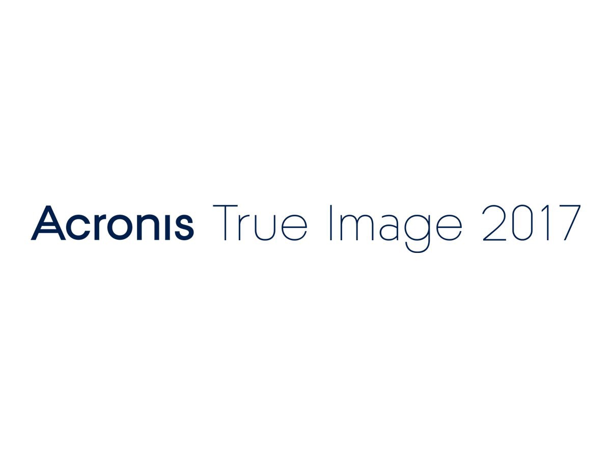 ACRONIS TRUE IMAGE 2017 1 COMPUTER