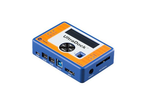 WiebeTech UltraDock v5.5 - storage controller - ATA / SATA 3Gb/s - eSATA 3Gb/s, FireWire 800, USB 2.0, USB 3.0