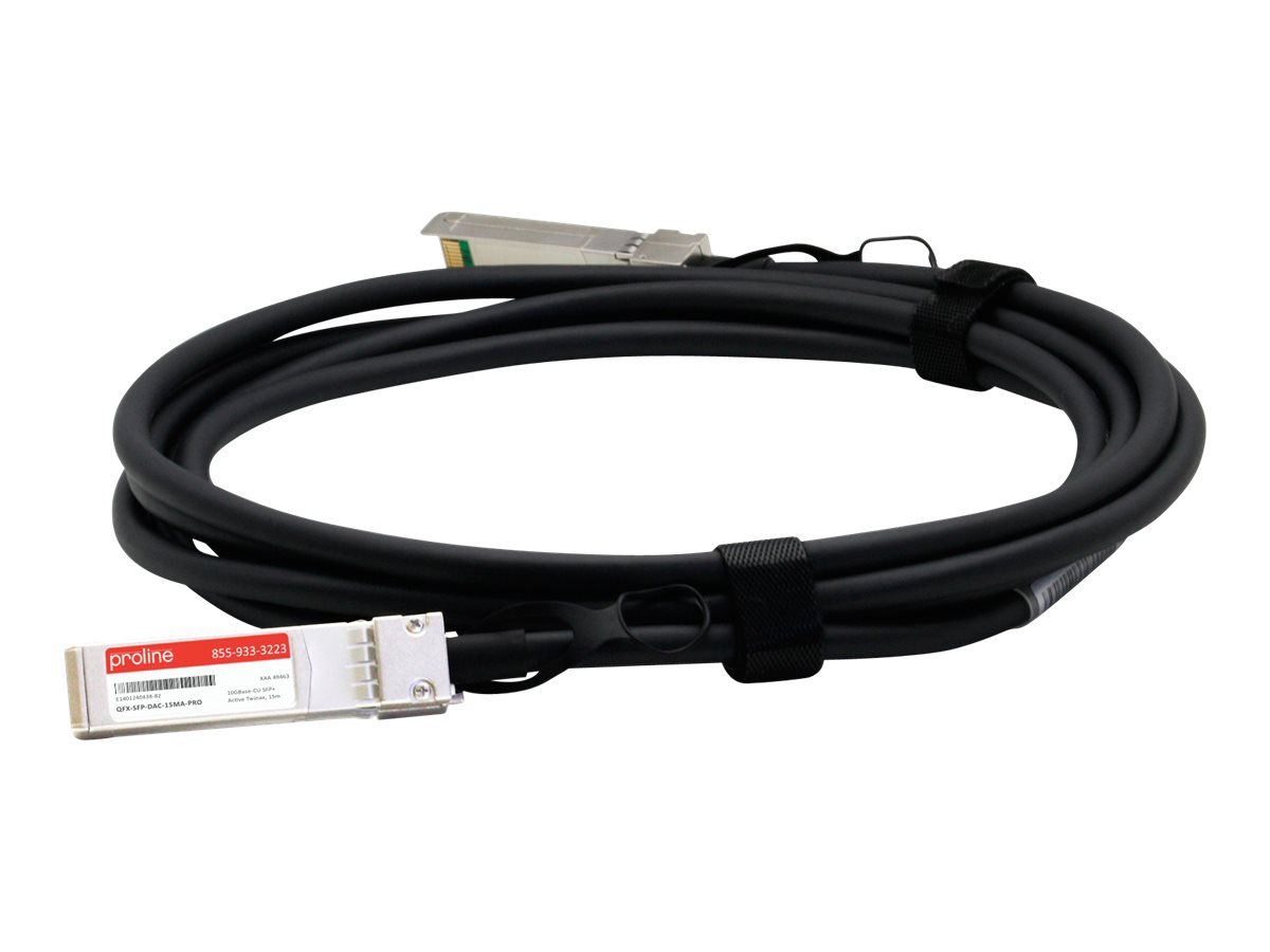 Proline 10GBase direct attach cable - TAA Compliant - 49 ft