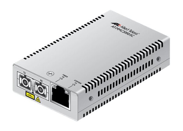 Allied Telesis AT MMC2000 - fiber media converter - Gigabit Ethernet