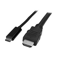 StarTech.com USB-C to HDMI Adapter Cable - 2m (6 ft.) - 4K 30Hz - Thunderbolt 3/4 Compatible
