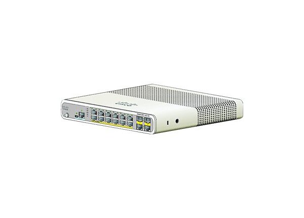 Cisco Catalyst Compact 2960C-12PC-L - switch - 12 ports - managed - desktop, rack-mountable, wall-mountable