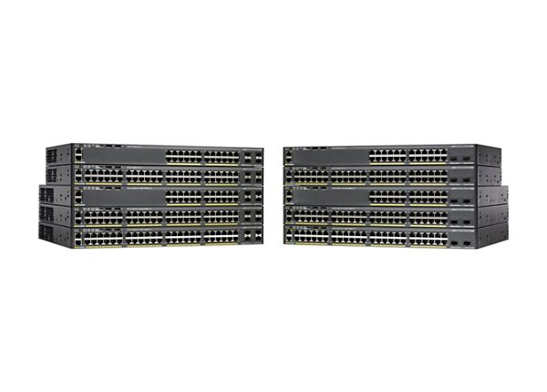 Cisco ONE Catalyst 2960-X - switch - 24 ports - managed - desktop, rack-mountable