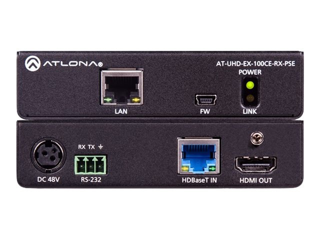 ATLONA 4K/UHD 100M HDBASET RECEIVER