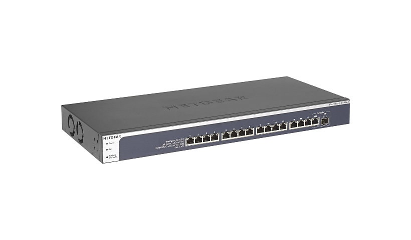 NETGEAR Plus XS716E - switch - 16 ports - managed - rack-mountable