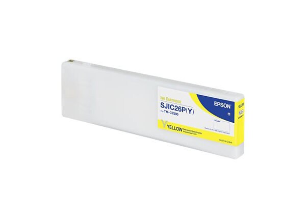 Epson SJIC26P(Y) - yellow - original - ink cartridge