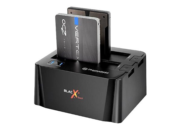 Thermaltake BlacX Duet - HDD docking station - SATA 6Gb/s USB 3.0 - ST0014U-D - Mounts & Enclosures - CDW.com