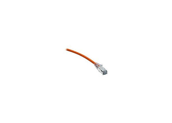 Leviton eXtreme 10G CAT 6A SlimLine Patch Cords - patch cable - 5 ft - orange