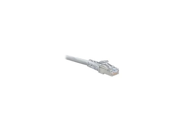 Leviton Atlas-X1 SlimLine - patch cable - 3 ft - gray