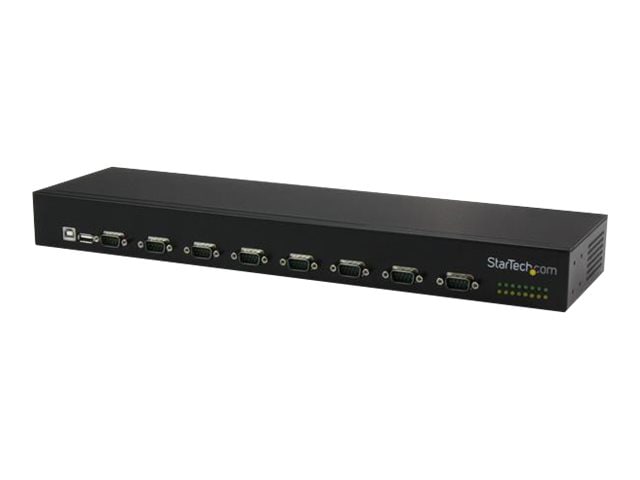 StarTech.com 8 Port USB to Serial Adapter Hub - USB to RS232 Daisy Chain