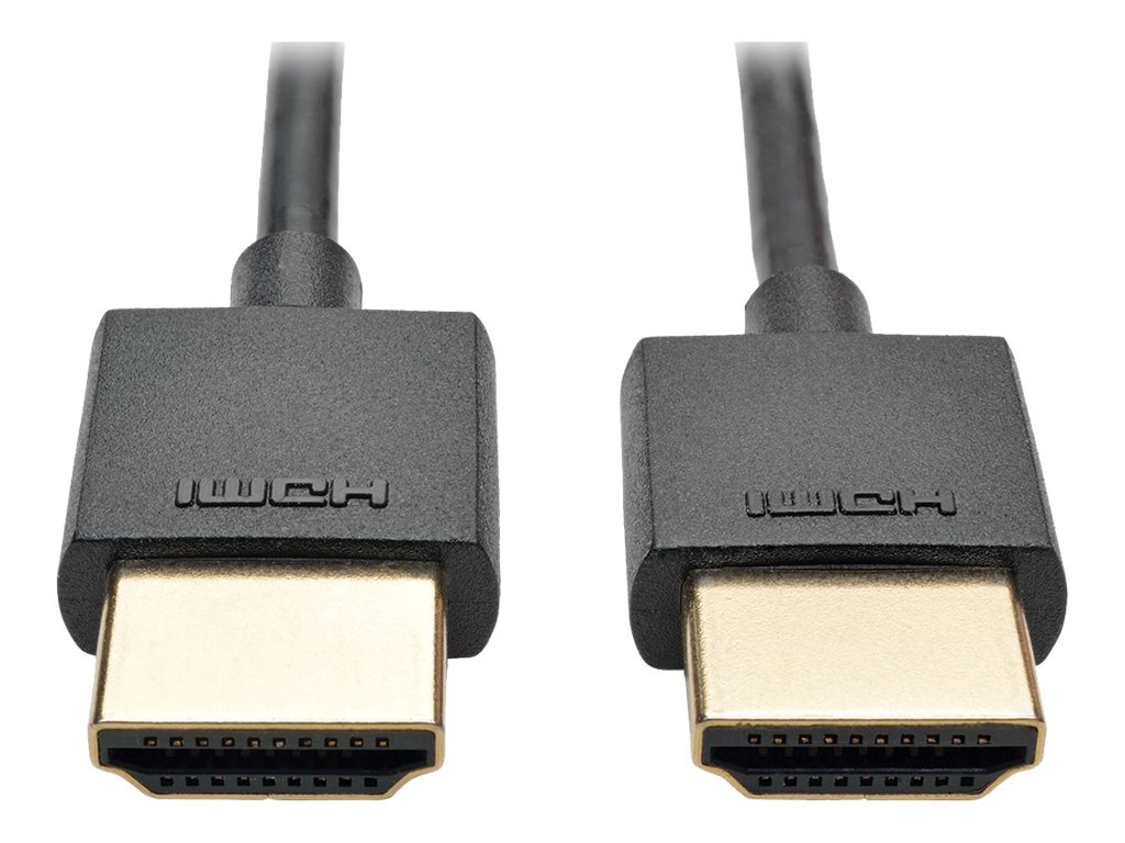 High Speed HDMI Cable, Digital Video/Audio, UHD 4K, 3-ft.