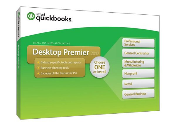 QuickBooks Desktop Premier 2017 - box pack