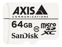 AXIS Surveillance - flash memory card - 64 GB - microSDXC