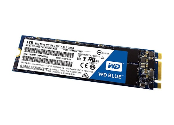 WD Blue PC SSD WDS100T1B0B - solid state drive - 1 TB - SATA 6Gb/s