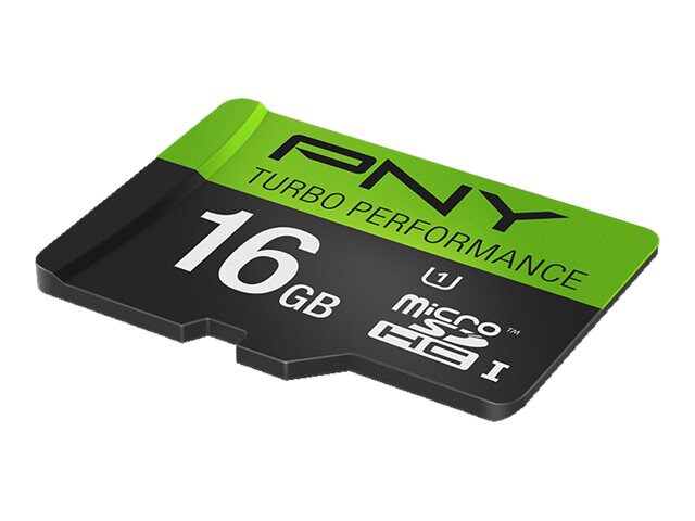 PNY Turbo Performance - flash memory card - 16 GB - microSDHC UHS-I