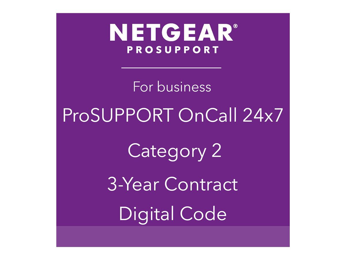 Netgear ProSUPPORT OnCall 24x7 Tech Support - 3 Year - Service
