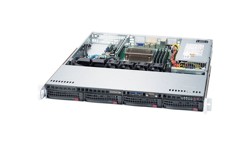 Supermicro SuperServer 5019S-MT - rack-mountable - no CPU - 0 GB - no HDD