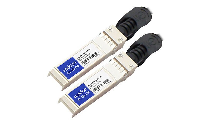 AddOn 3m Aruba Compatible SFP+ DAC - direct attach cable - 3 m