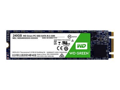 WD Green PC SSD WDS240G1G0B - solid state drive - 240 GB - SATA 6Gb/s