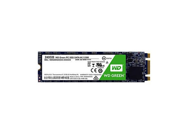 WD Green PC SSD WDS240G1G0B - solid state drive - 240 GB - SATA 6Gb/s