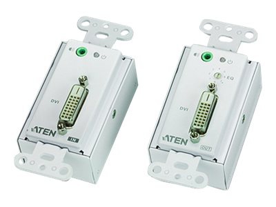 ATEN VE606 DVI Over Cat 5 Extender Wall Plate - video/audio extender