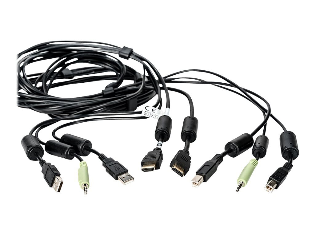Vertiv - keyboard / video / mouse / audio cable - 10 ft