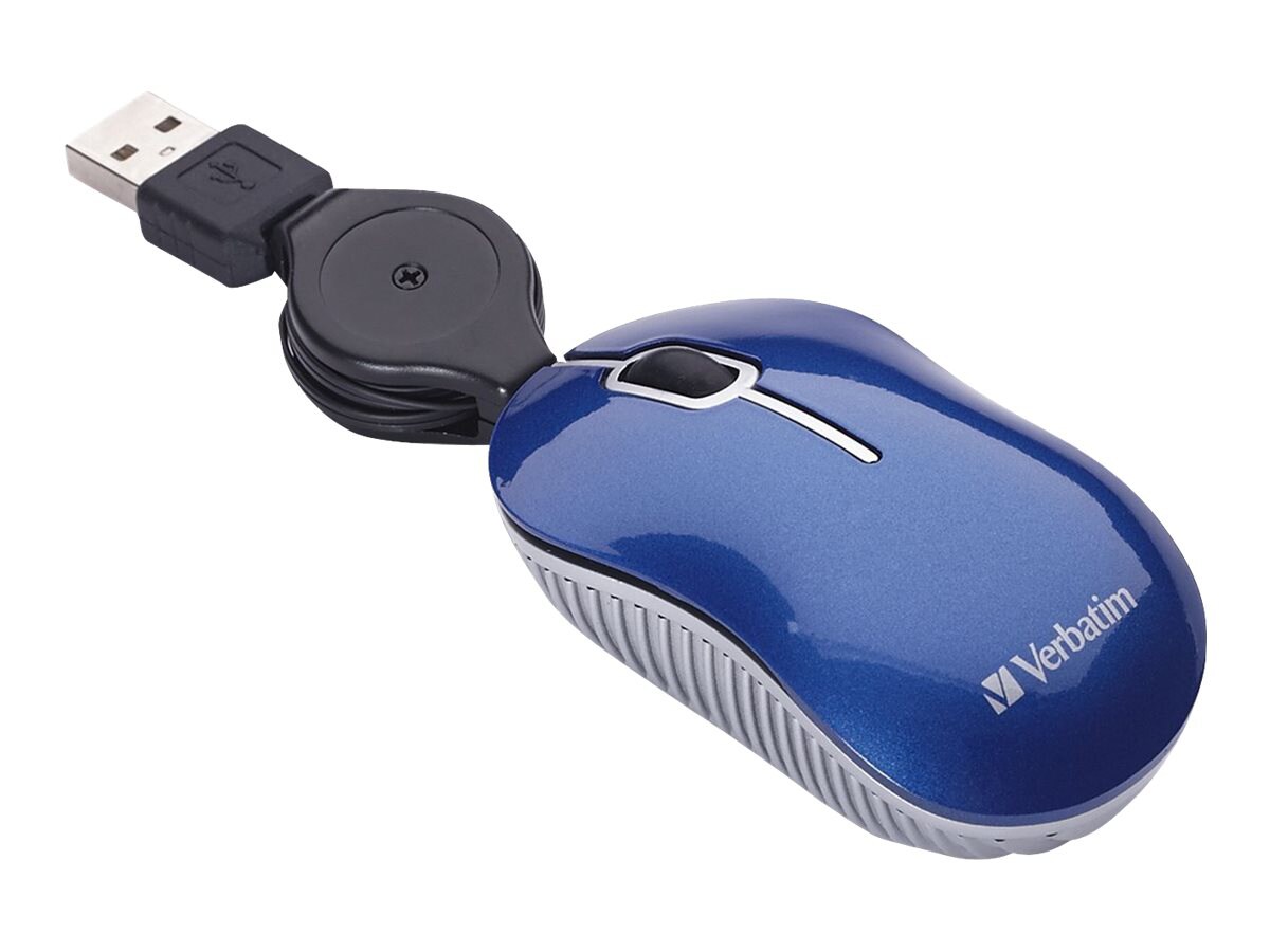 VERBATIM MINI OPTICAL MOUSE BLUE