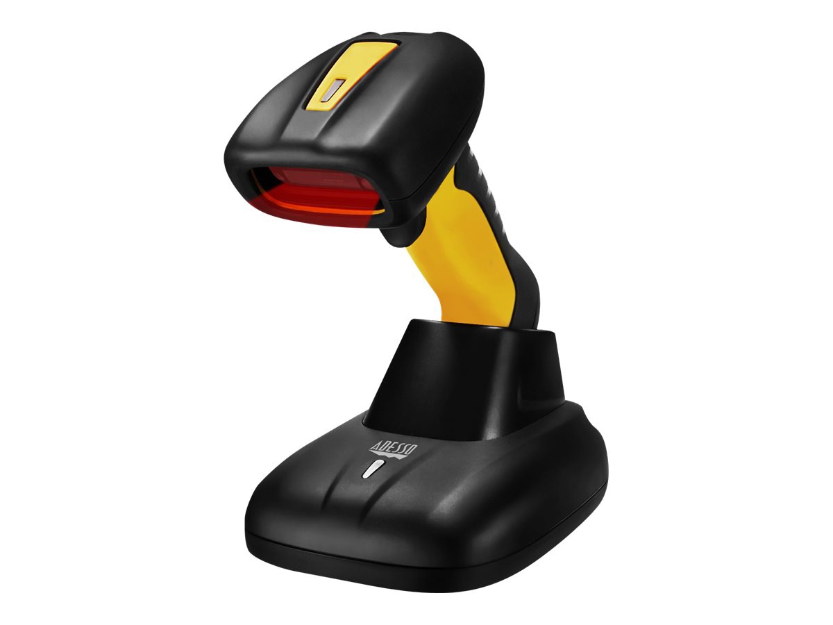 Adesso NuScan 4100B Bluetooth Antimicrobial Waterproof CCD Barcode Scanner