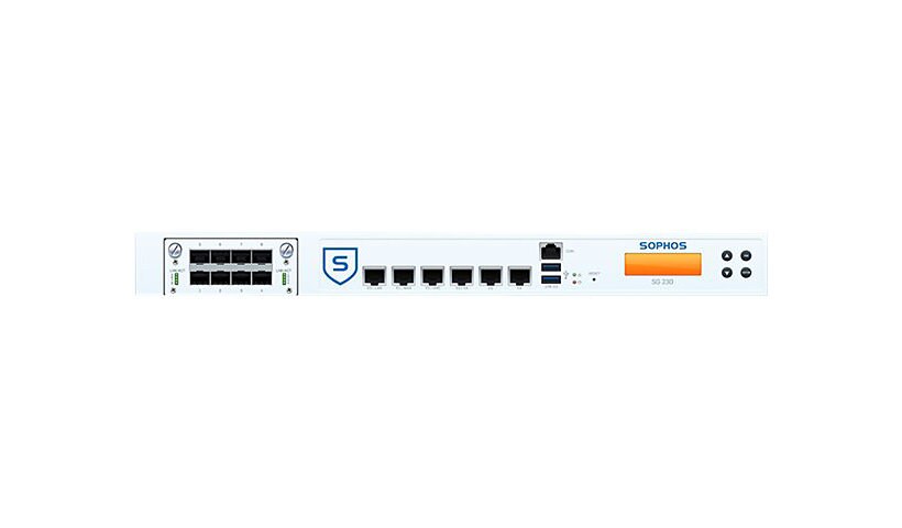 Sophos SG 230 - security appliance - with 2 years TotalProtect Plus 24x7