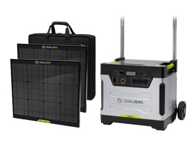 Goal Zero Yeti 1250 Solar Generator Kit - external battery pack - solar - lead acid - 100 Ah