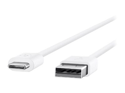 Belkin MIXIT?™ 2.0 USB-A to USB-C Charge Cable - White, 6ft/2M (USB 2.0)