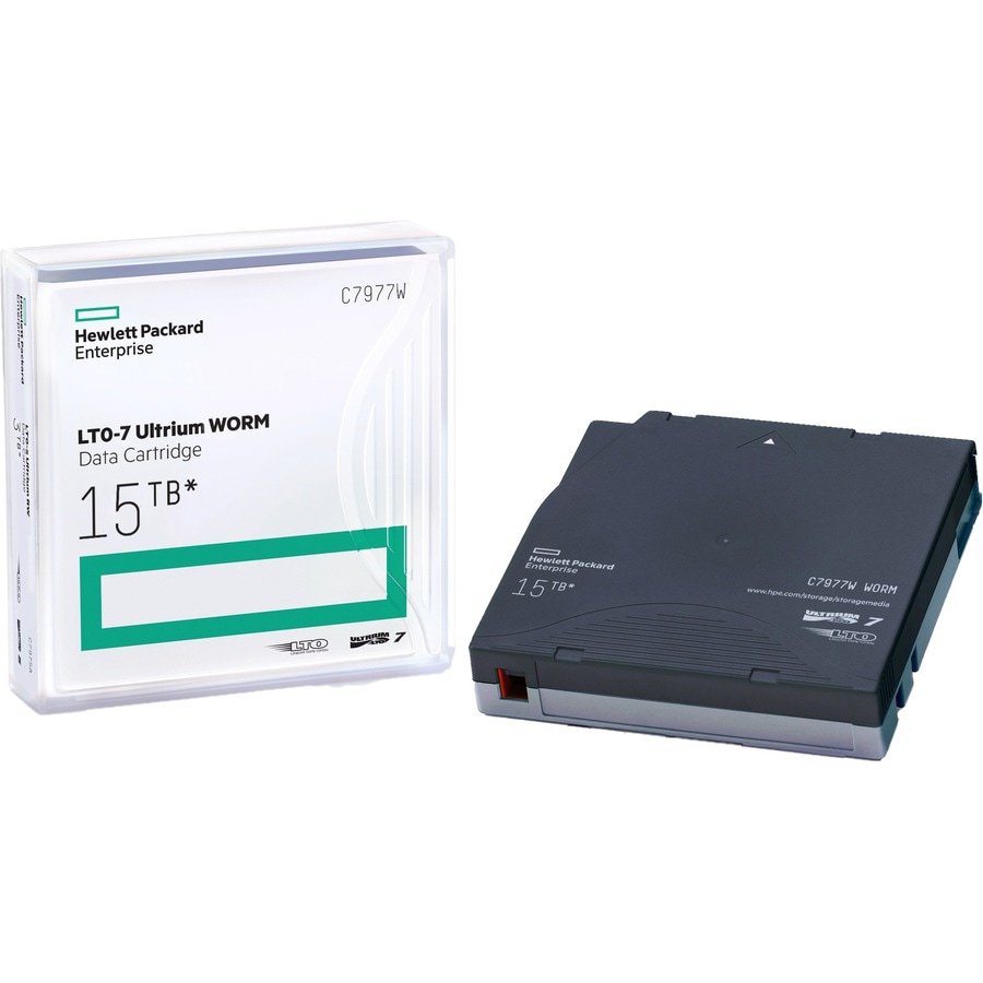 HPE Ultrium WORM Data Cartridge - LTO Ultrium WORM 7 x 1 - 6 TB - storage media