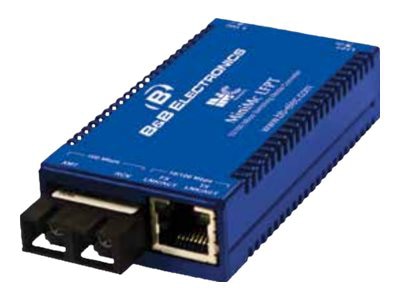 B&B MiniMc LFPT - fiber media converter - Ethernet, Fast Ethernet