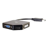 C2G DisplayPort to 4K HDMI, VGA, or DVI Adapter - M/F