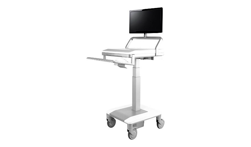 Humanscale TouchPoint T7 Non-Powered 175N Cylinder PC Gantry and PC Surface