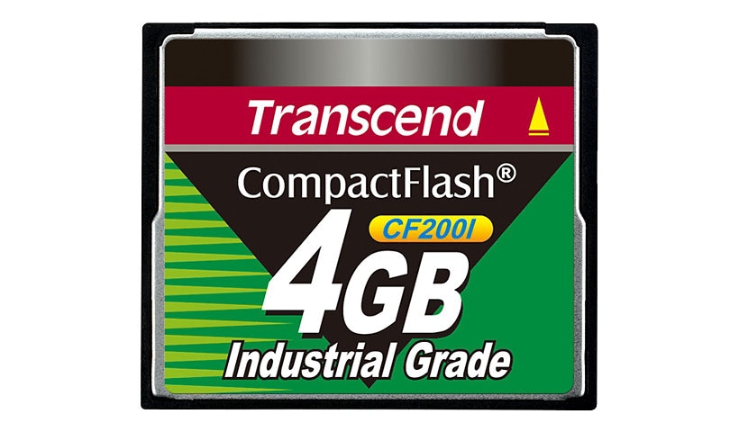Transcend CF200I Industrial Grade - flash memory card - 4 GB - CompactFlash