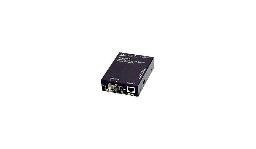 Transition Networks Ethernet Media Converter - fiber media converter - 10Mb LAN