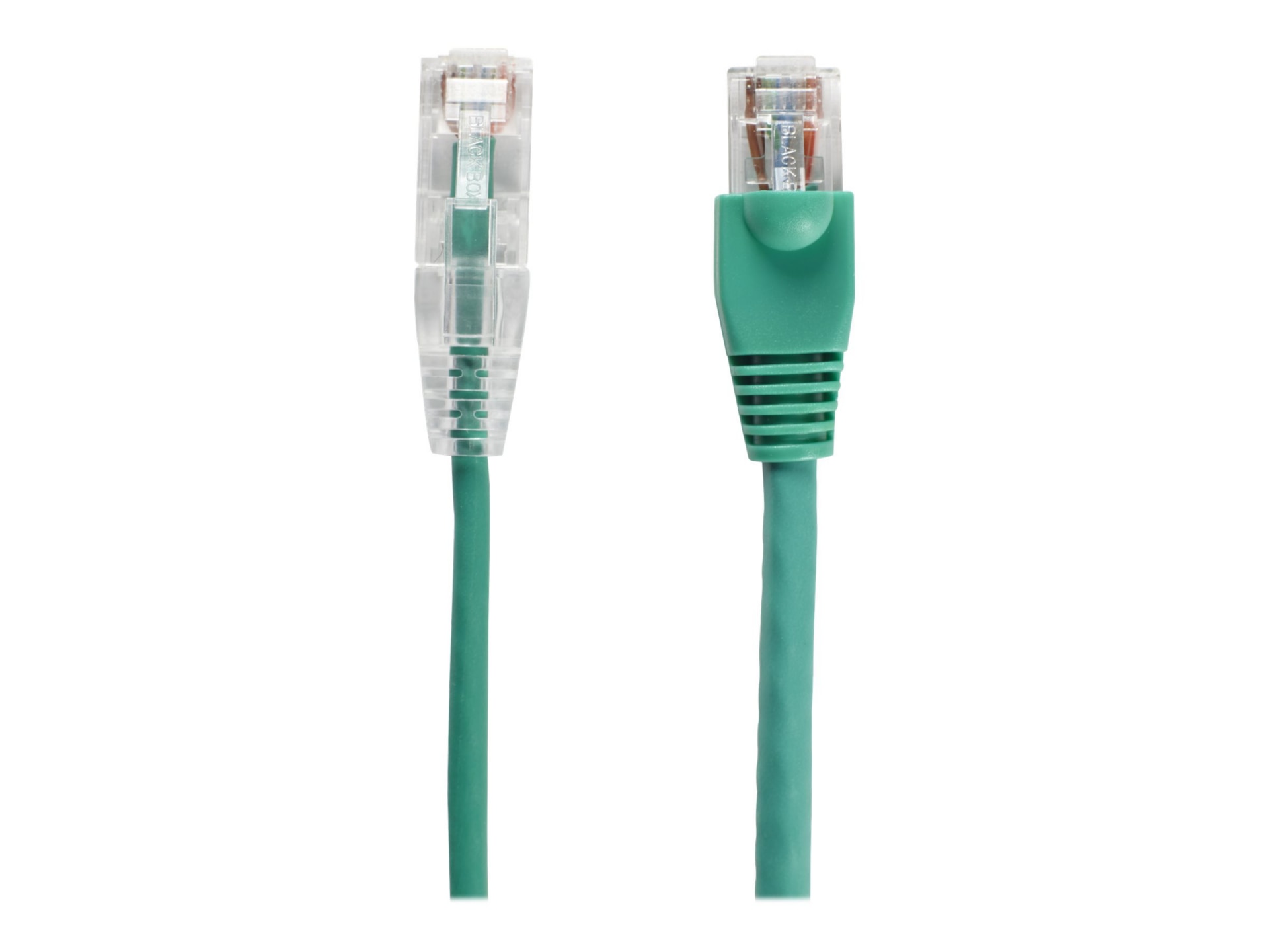 Black Box Slim-Net patch cable - 5 ft - green