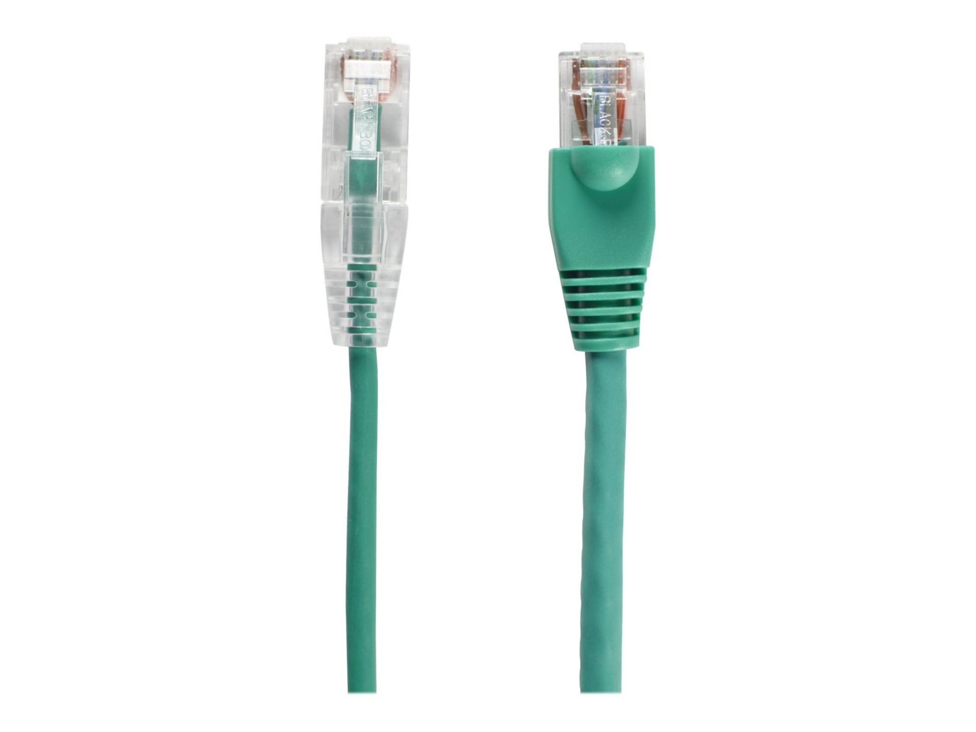 Black Box Slim-Net patch cable - 7 ft - green