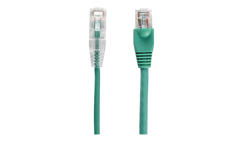 Black Box Slim-Net patch cable - 7 ft - green