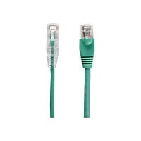 Black Box 7ft Slim-Net CAT6 Green 28AWG 250Mhz UTP Snagless Patch Cable, 7'